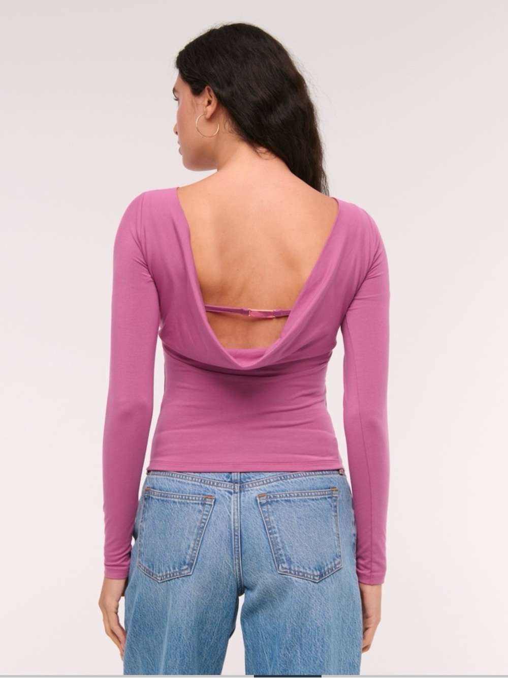 NWT Abercrombie and Fitch cowl neck bra free shirt